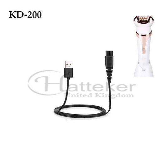HATTEKER USB Charger For Hatteker Epilator Women KD-200