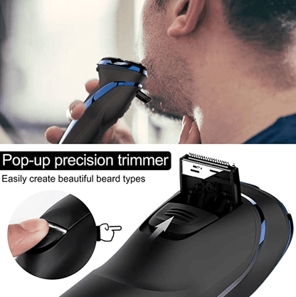 HATTEKER Electric Shaverwith Pop-up Trimmer Waterproof