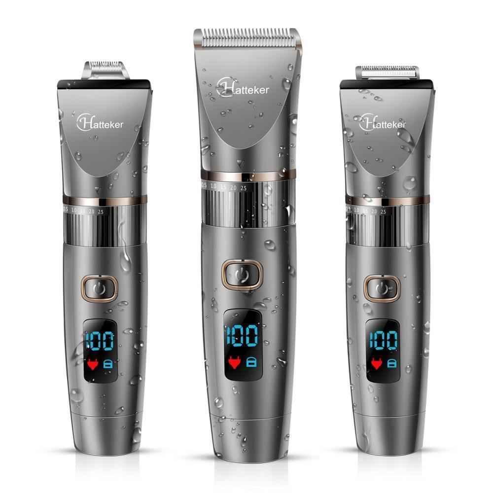 HATTEKER 3 in 1 Professional Hair Clipper Waterproof RFC-69031