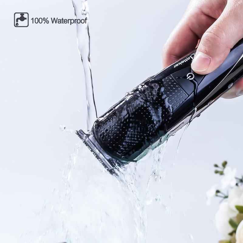 HATTEKER 5-in-1 Hair Clipper for Men RFC-598 – Rechargeable Beard & Body Grooming Kit with Multiple Attachments