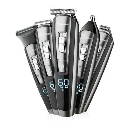 HATTEKER New Model RFC-588 Professional Hair Trimmer 7-in-1 Waterproof Grooming Kit for Men Beard, Hair & Body
