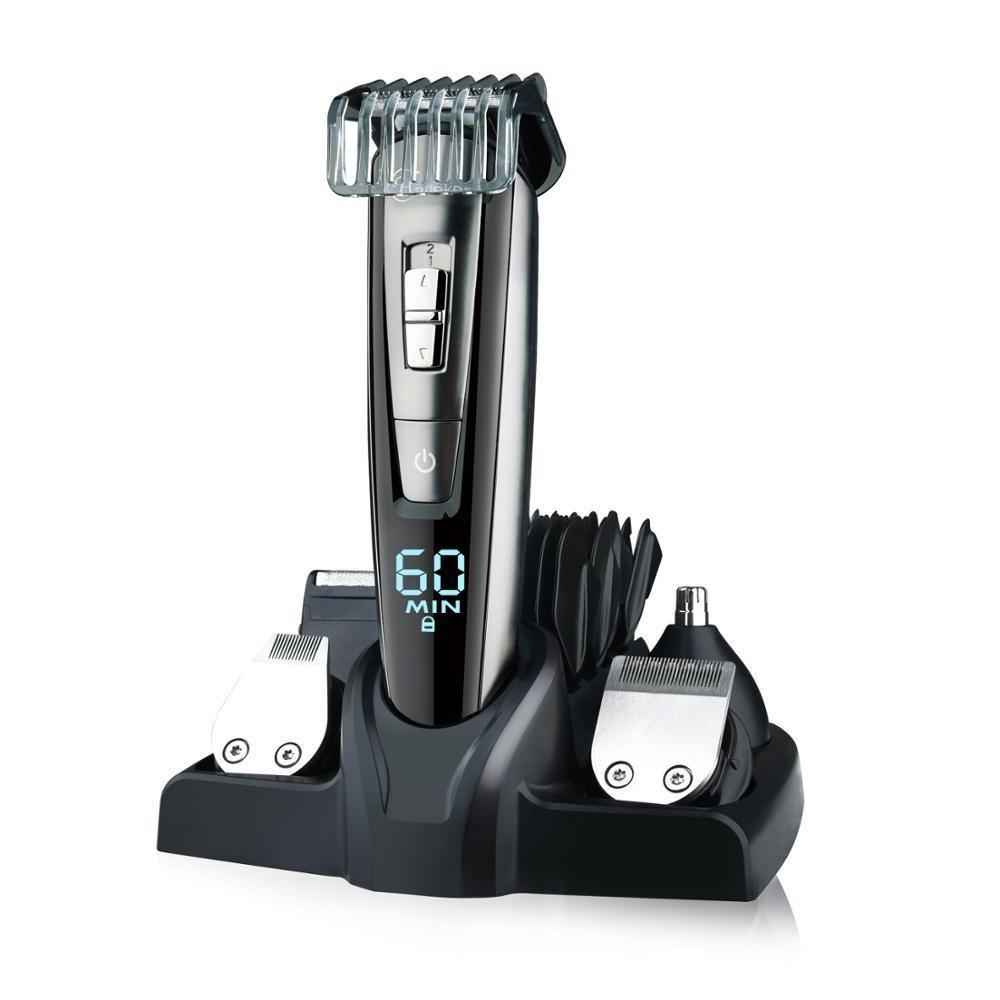 HATTEKER New Model RFC-588 Professional Hair Trimmer 7-in-1 Waterproof Grooming Kit for Men Beard, Hair & Body