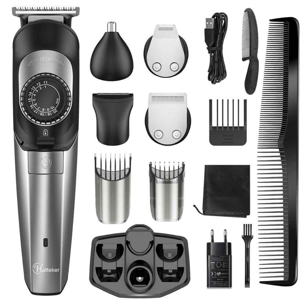 HATTEKER Profession Hair Clipper Adjustable Hair Cutter 5 in 1 RFC- 5917