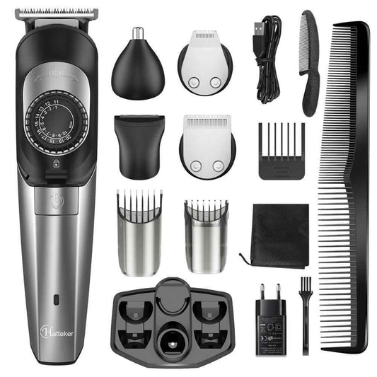 HATTEKER Profession Hair Clipper Adjustable Hair Cutter 5 in 1 RFC- 5917