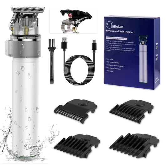 HATTEKER Professional Hair Clipper Trimmer for Men Beard