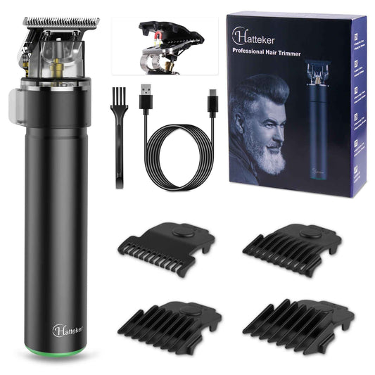 HATTEKER Hair Clipper Trimmer for Men Cordless Beard Trimmer