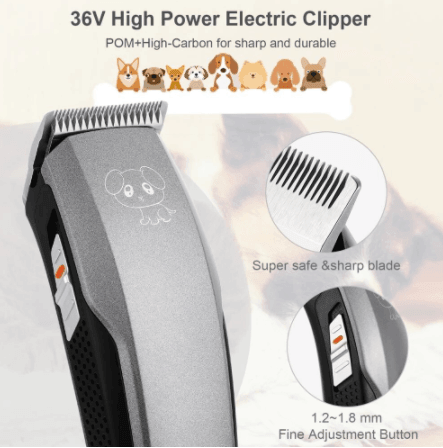 HATTEKER pet hair clipper Dog Cat Hair Trimmer Animal