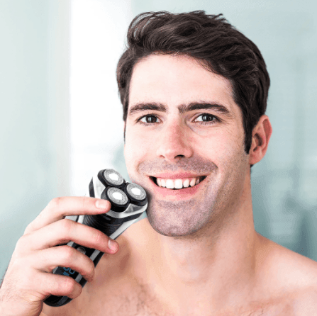 HATTEKER Facial Electric Razor for Men Wet Dry Rotary