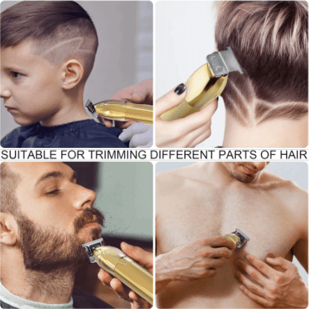 HATTEKER Professional Hair Clippers Cordless Pro Li Outlining Trimmer