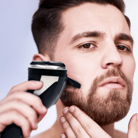 HATTEKER Facial Electric Razor for Men Wet Dry Rotary