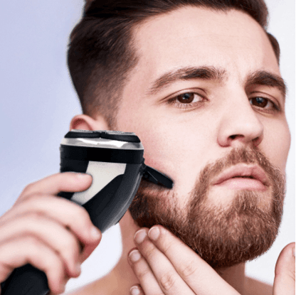 HATTEKER Facial Electric Razor for Men Wet Dry Rotary