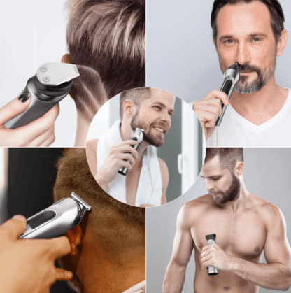 HATTEKER Brand Hair Clipper Waterproof Man's Barber 5 in 1 RFC 591805